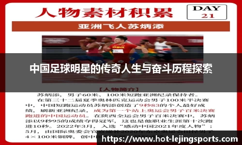 中国足球明星的传奇人生与奋斗历程探索